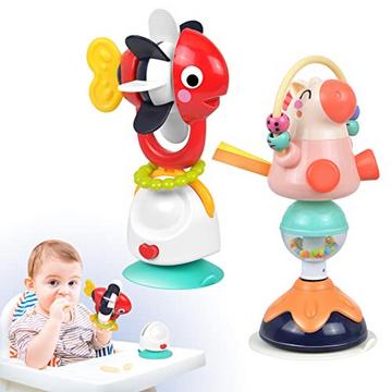 Saugnapfspielzeug Baby für Hochstuhl, Babyspielzeug, sensorisches Spielzeuggeschenk