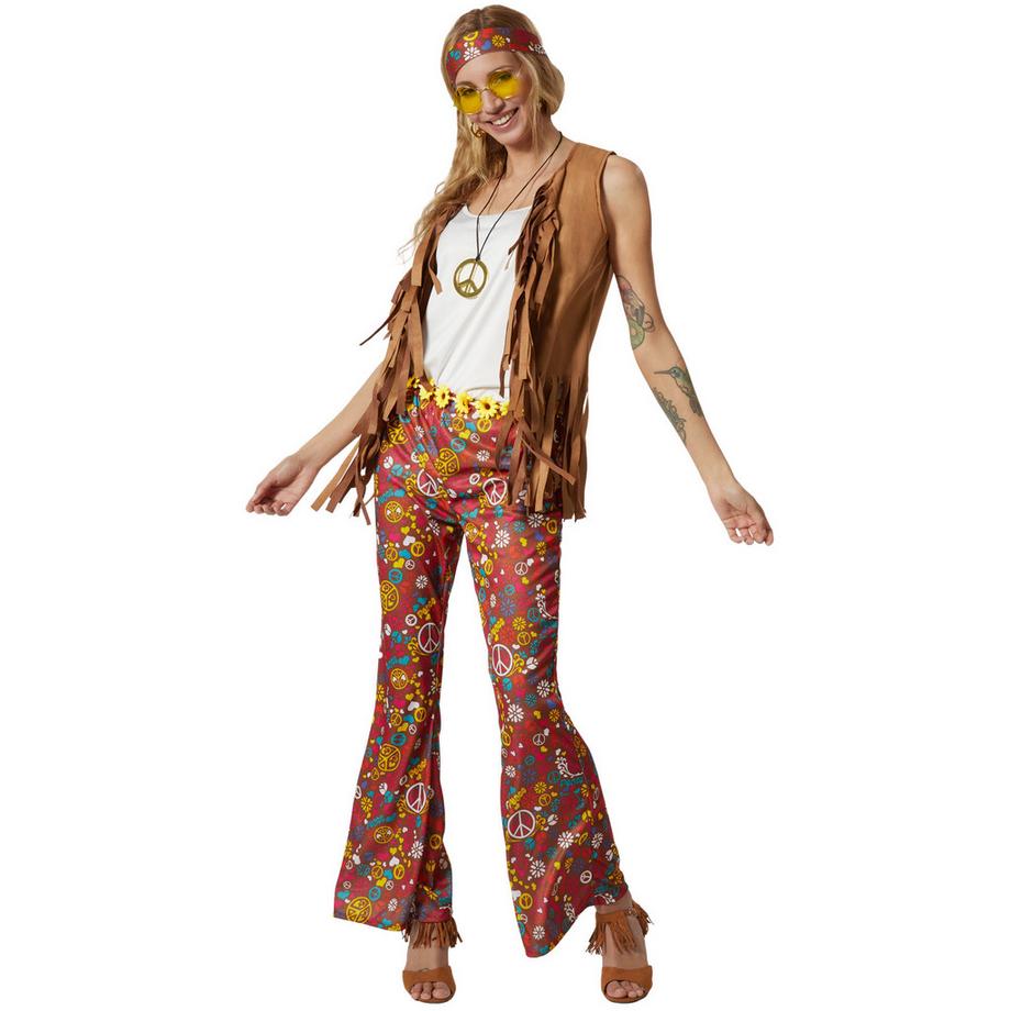 Tectake  Costume  Veste et pantalon hippie 