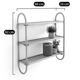 La Redoute Intérieurs Etagère murale triple en rotin L60 cm  