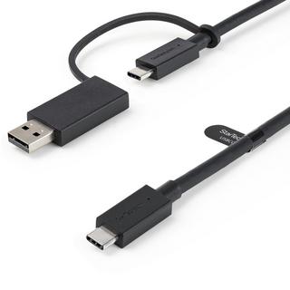 STARTECH.COM  USBCCADP câble USB 1 m USB 3.2 Gen 2 (3.1 Gen 2) USB C Noir 