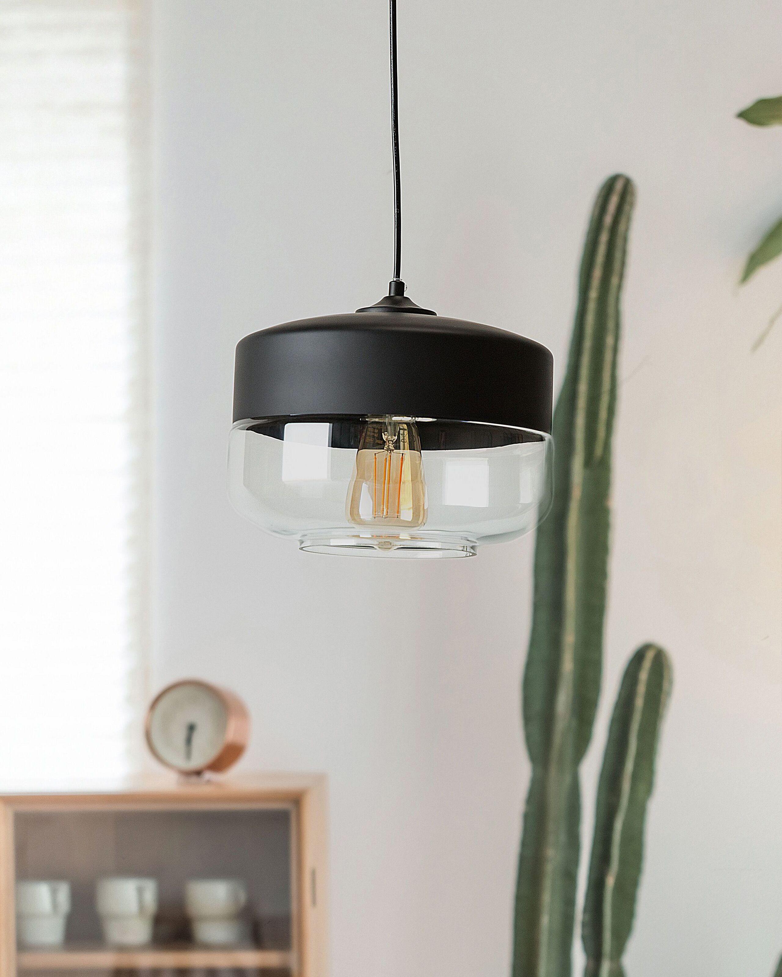 Beliani Lampe suspension en Verre Moderne MURRAY  