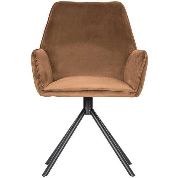 Image of Armlehnstuhl Amber Velvet Karamel Armlehnstuhl Amber Velvet Karamel
