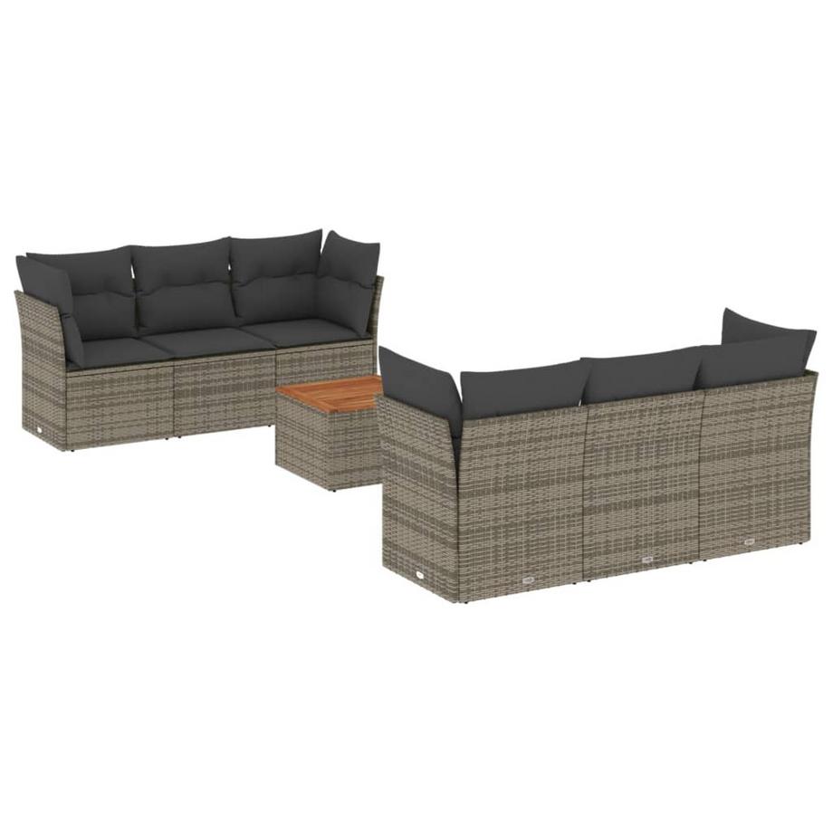 Garten sofagarnitur poly-rattan