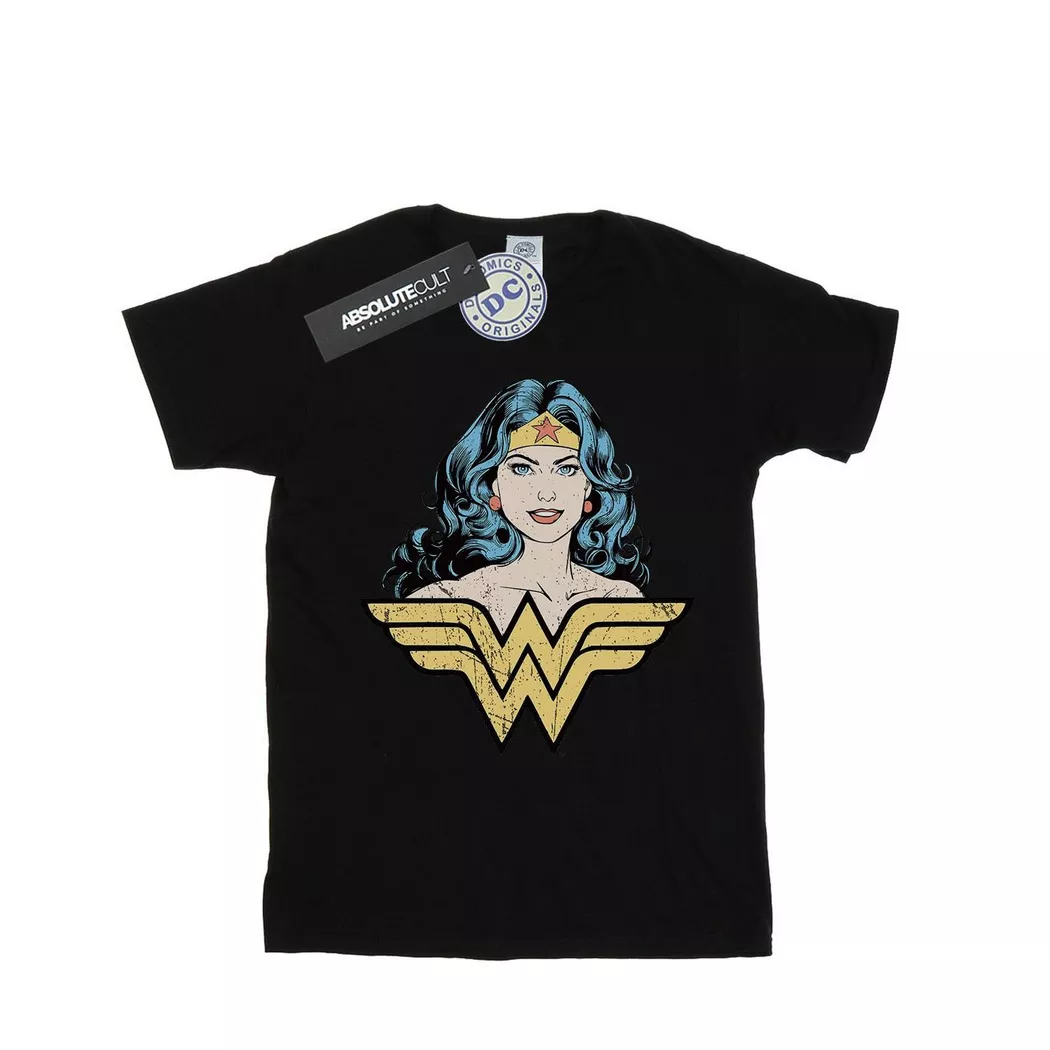 DC COMICS - TShirt, für Damen, Schwarz, Größe XL