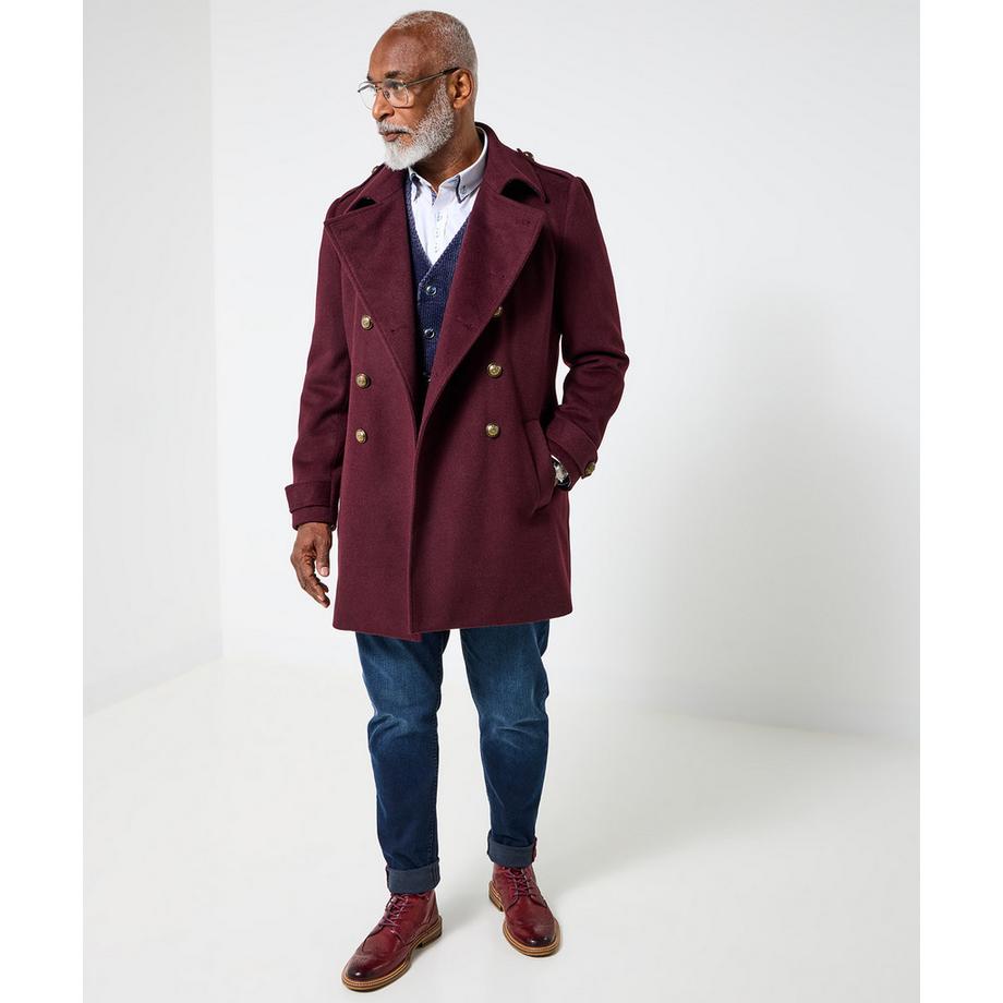 Joe Browns Cappotto militare doppiopetto con fodera a contrasto  