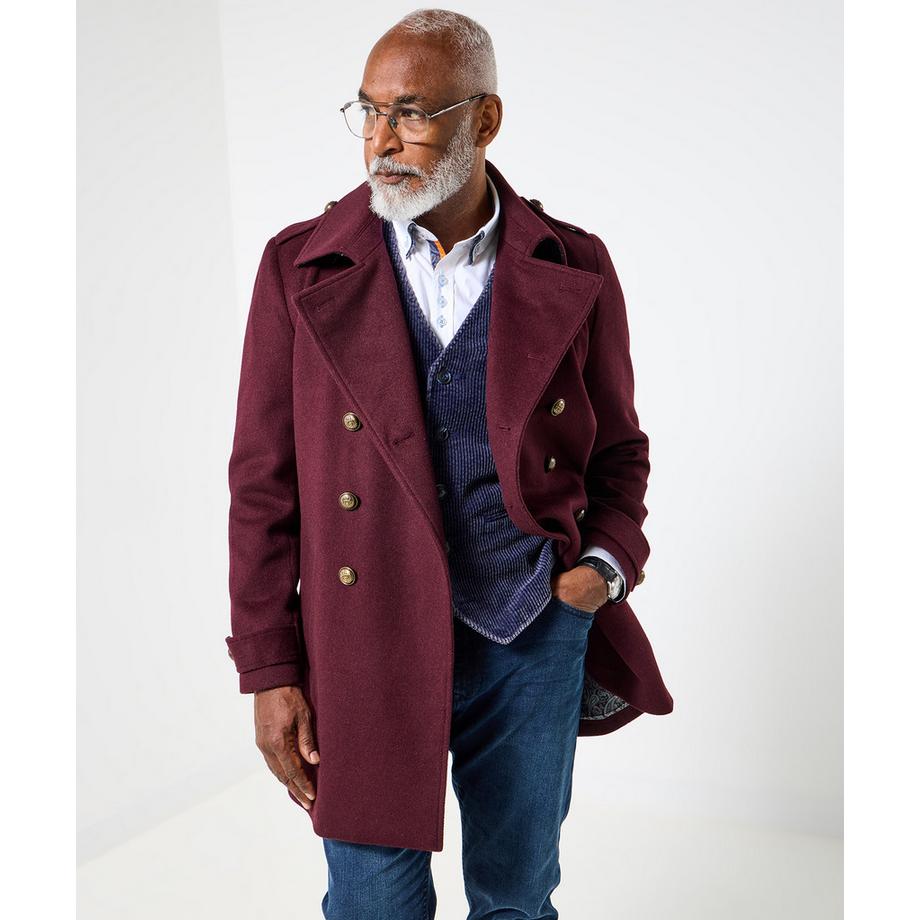 Joe Browns Cappotto militare doppiopetto con fodera a contrasto  