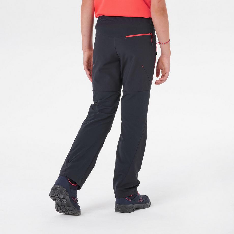 QUECHUA  Pantaloni softshell bambino trekking poliammide 