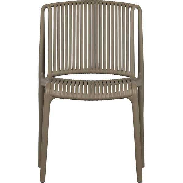 mutoni Chaise Billie en plastique Jungle  