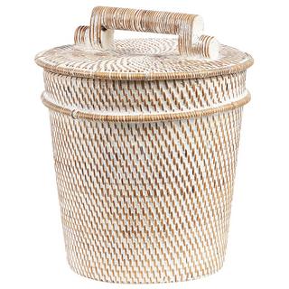 Beliani Korb en Rattan Boho BARUMUN  