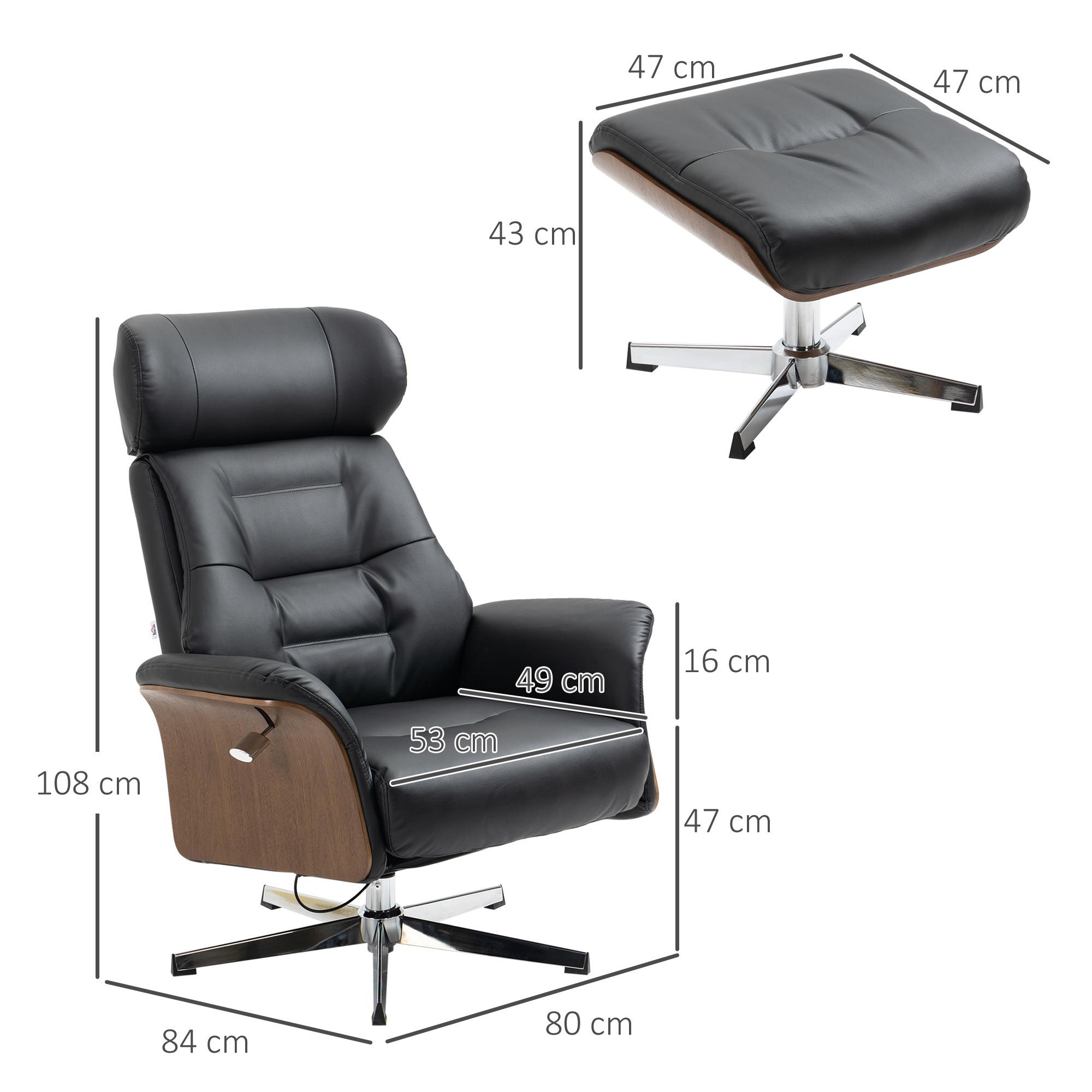 HOMCOM Fauteuil de relaxation  