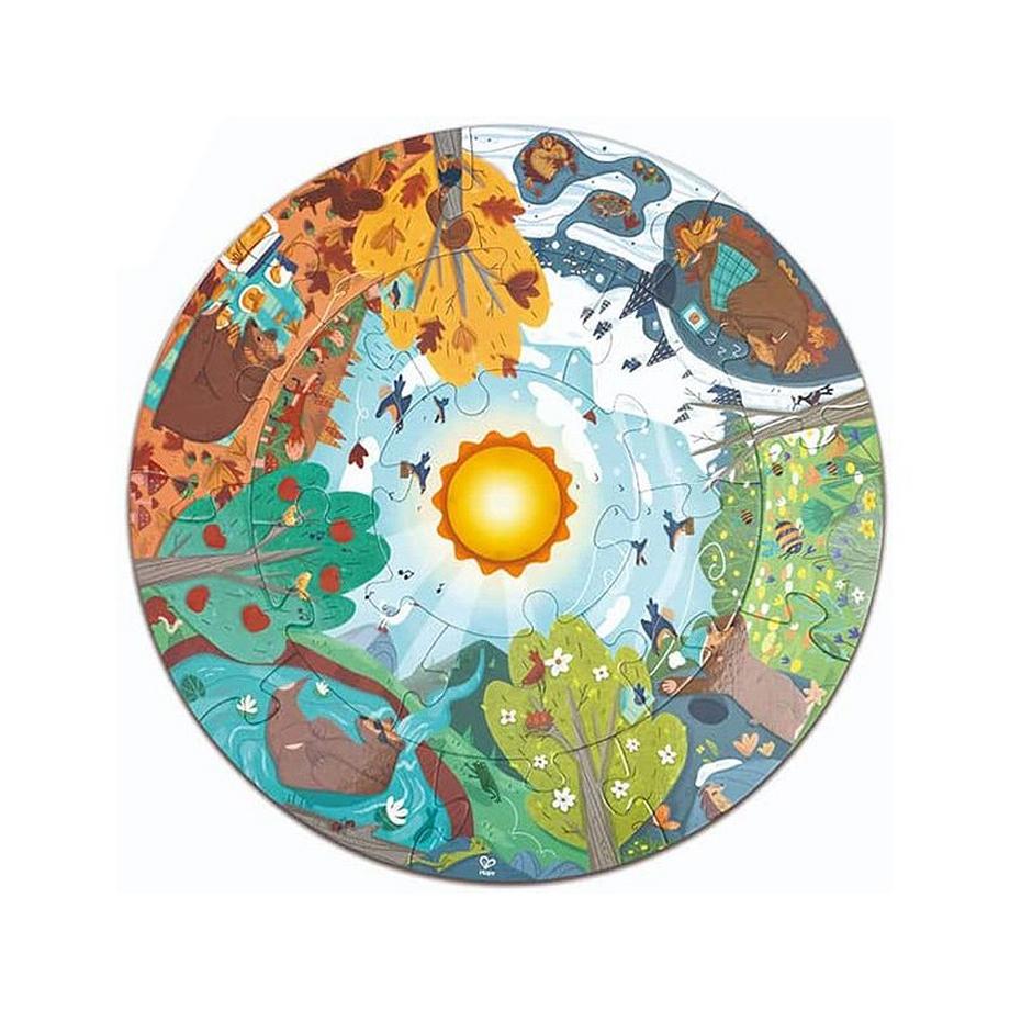 Hape  Puzzle Vier Jahreszeiten (16Teile) 