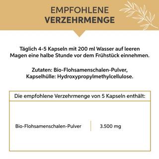 Eltabia  Gélules d'enveloppes de psyllium bio 