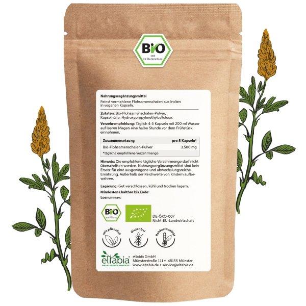 Eltabia  Gélules d'enveloppes de psyllium bio 