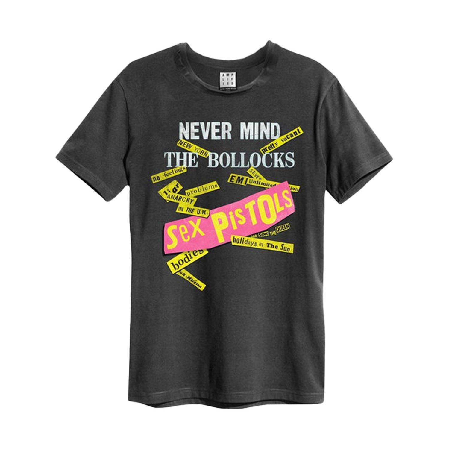 Image of Never Mind The Bollocks Tshirt Damen Charcoal Black XS