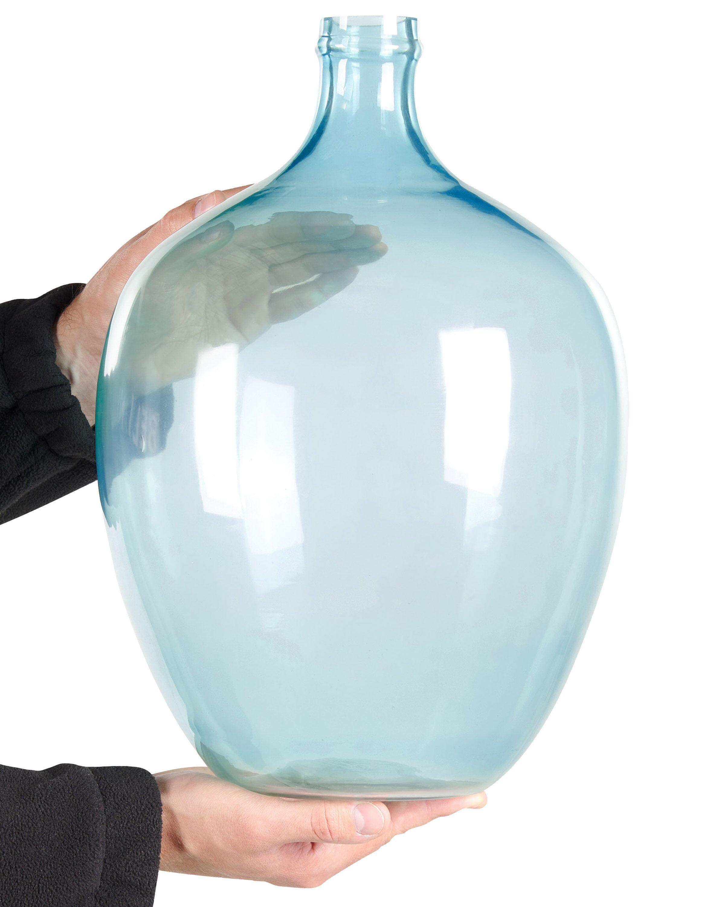 Beliani Vase décoratif en Verre Moderne ROTI  