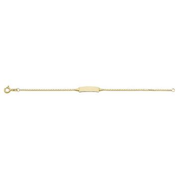 ID-Bracelet Venezianer Gelbgold 585, 1.1mm, 14cm