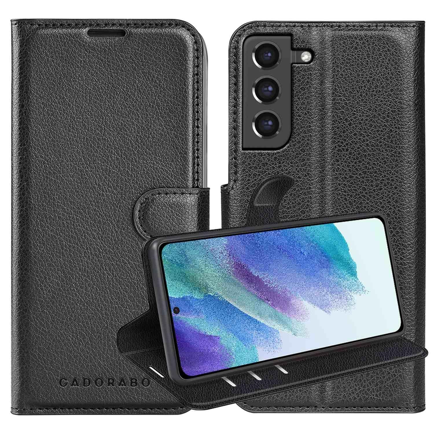 Cadorabo  Housse compatible avec Samsung Galaxy S21 FE - Coque de protection avec fermeture magnétique, fonction de support et compartiment pour carte 