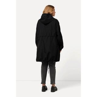 Ulla Popken Veste Col Montant Cordon Coulissant Fermeture à Glissière à Double Sens  