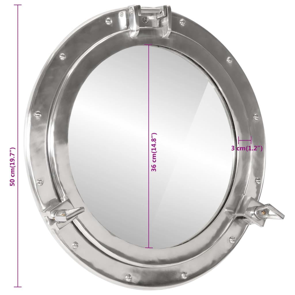 VidaXL Bullaugen spiegel aluminium  