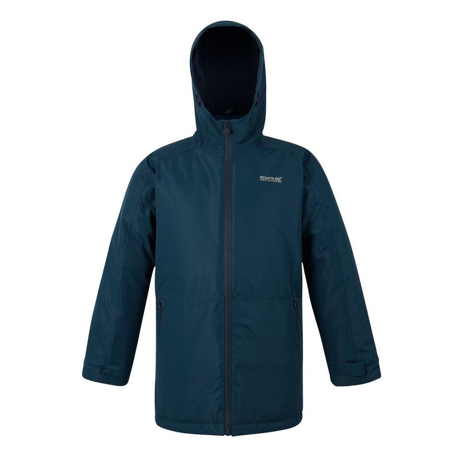 Veste Imperméable Unie À Capuche Farbank