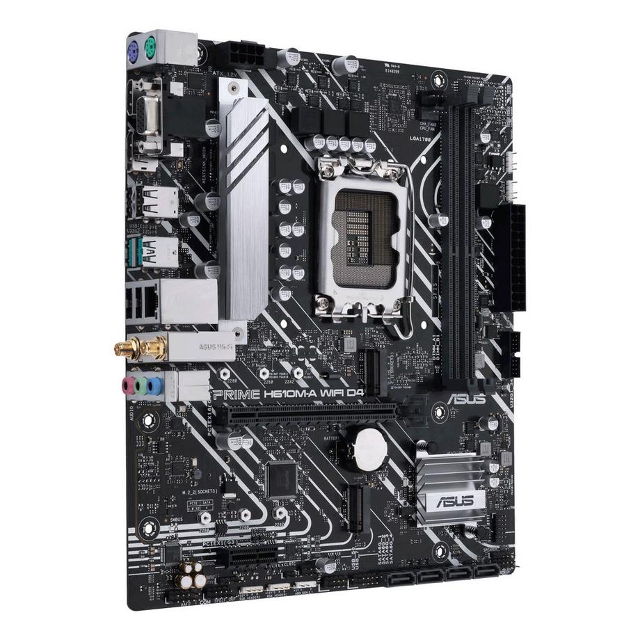 ASUS  ASUS PRIME H610M-A WIFI D4 Motherboard – Optimierte Leistung mit integriertem WLAN 