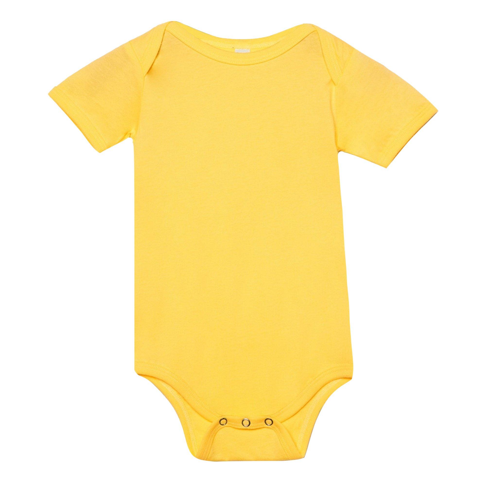 Image of Jersey Kurzarm Body Mädchen Gelb 3-6M