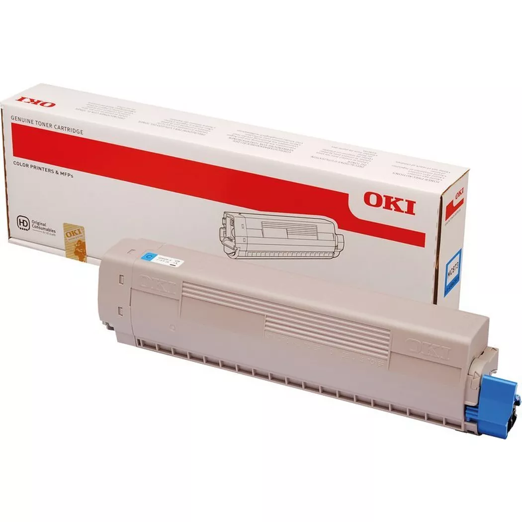 OKI – Toner cyan 45862816 MC873 10’000 Seiten, One Size