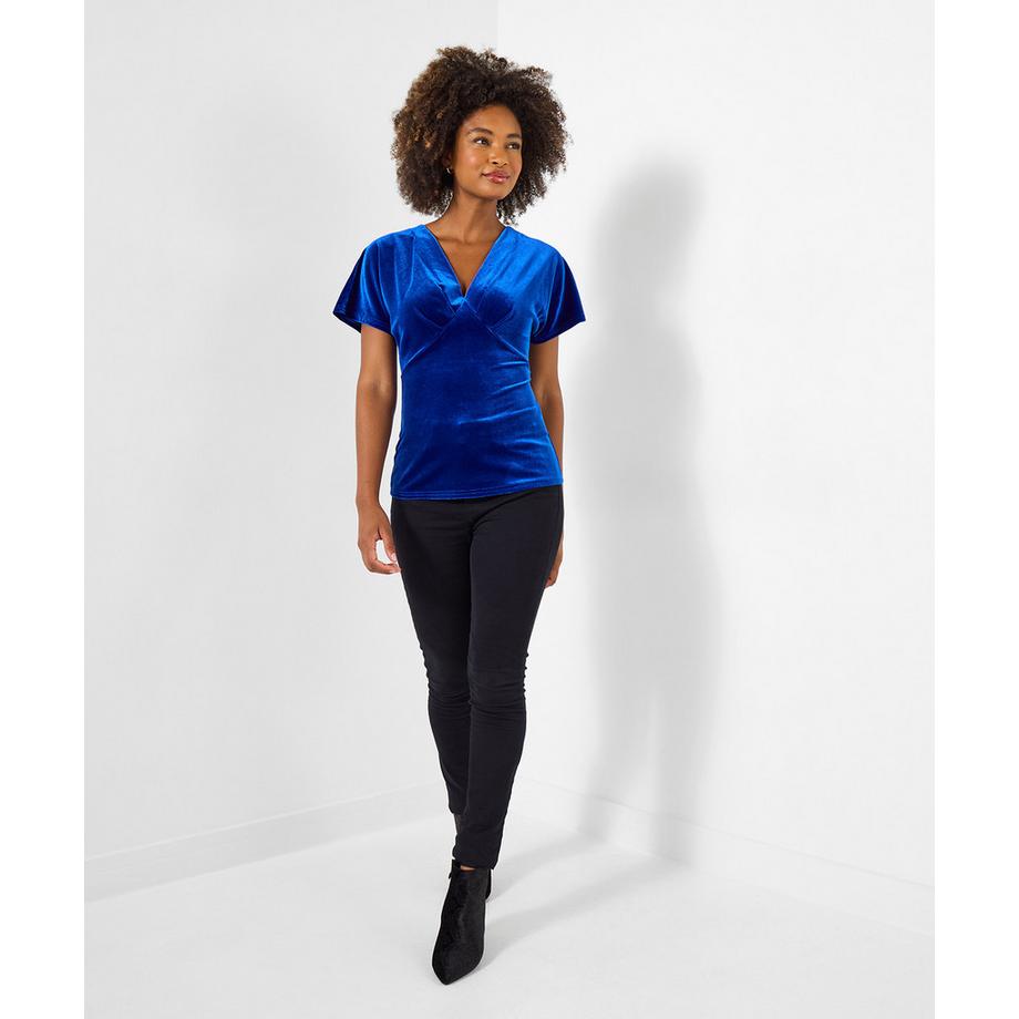 Joe Browns Velours V-Ausschnitt Top  