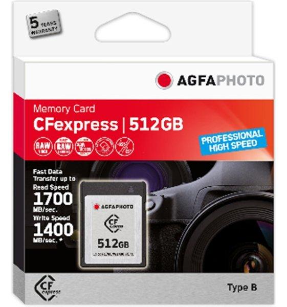 Image of AGFA CFexpress (CFexpress B, 512GB) - 512 GB