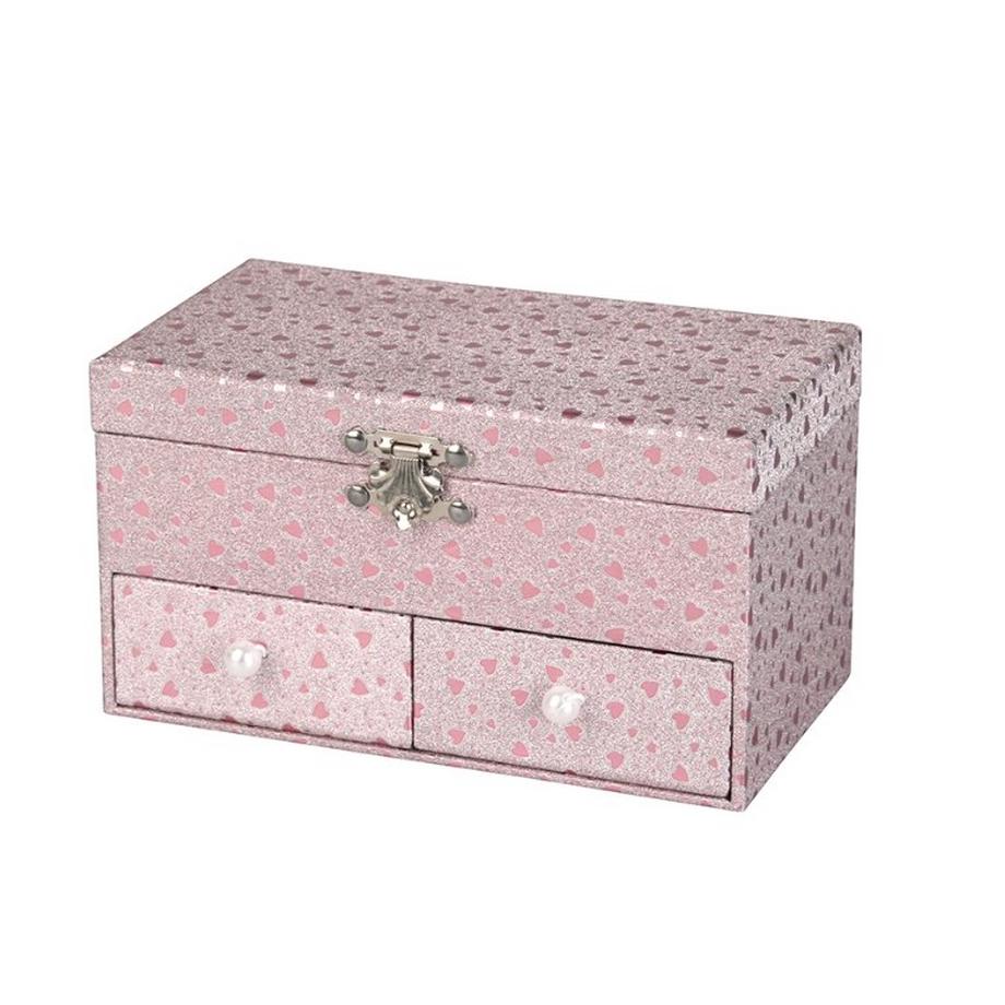 Kadastar  Kinder Musik- und Schmuckdose “Hearts” 