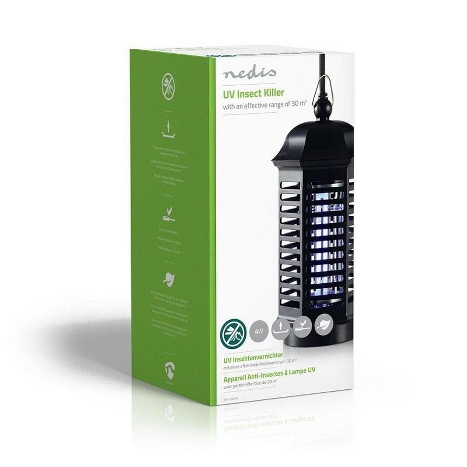 Nedis  Mückenstopp-Lichtfalle, 4 W, 30 m² Reichweite 