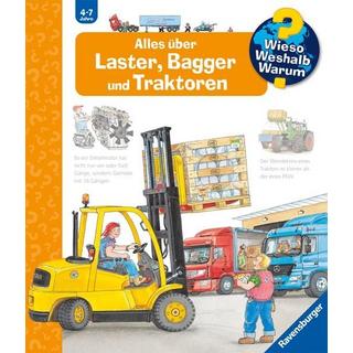 Wieso? Weshalb? Warum? Alles über Laster, Bagger und Traktoren (Nr.38) Erne, Andrea; Metzger, Wolfgang (Illustrationen) Copertina rigida 