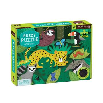 Fuzzy Puzzle 42pc / Rainforest