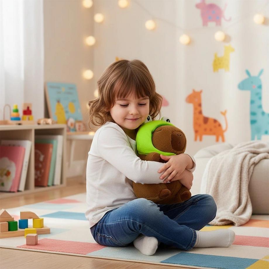 Lumi-Yo  Kuscheltier Plüschtier Kapibara Frosch 