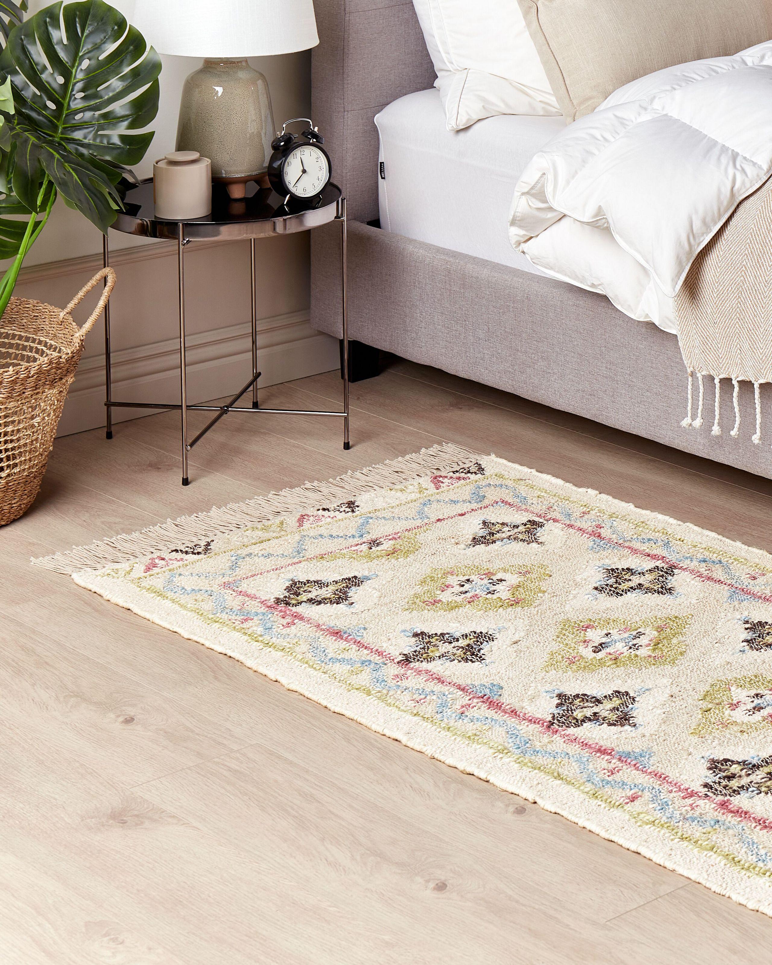 Beliani Tapis en Jute Boho TERKOS  