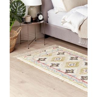 Beliani Tapis en Jute Boho TERKOS  