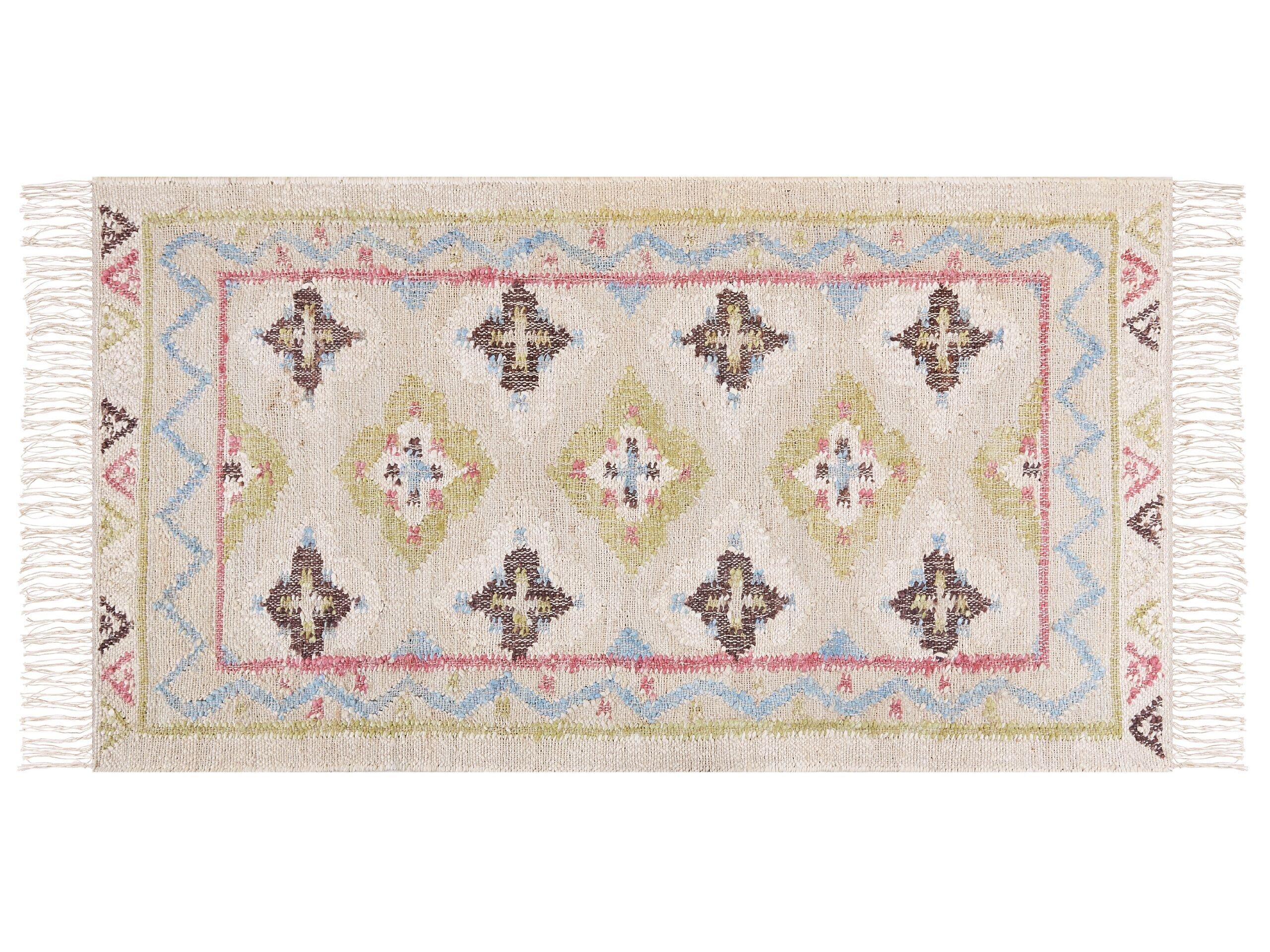 Beliani Tapis en Jute Boho TERKOS  