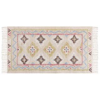 Beliani Tapis en Jute Boho TERKOS  