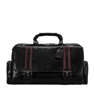 Maxwell Scott  DinoM - Leder Weekender Reisetasche 