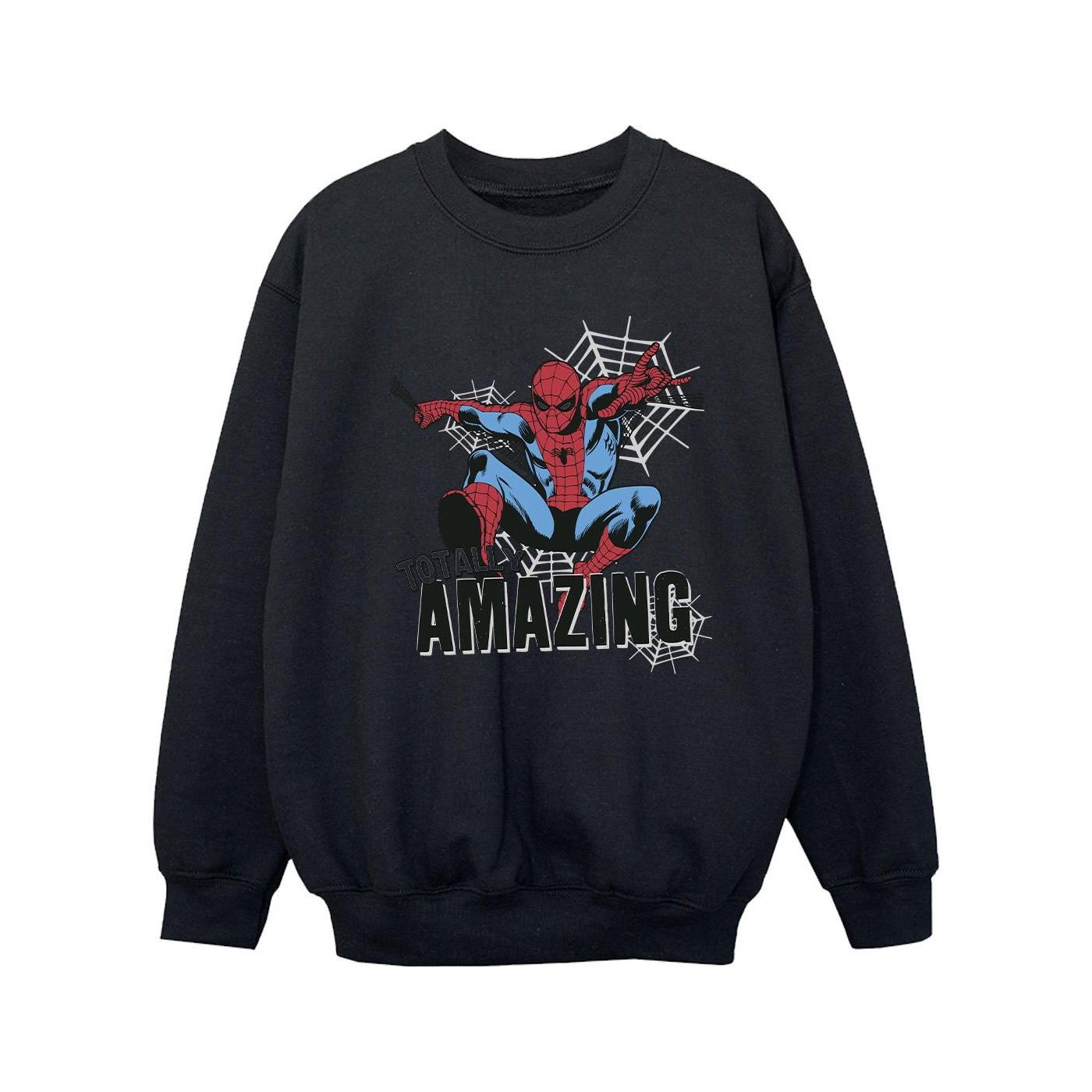 Image of Spiderman Amazing Sweatshirt Mädchen Schwarz 128