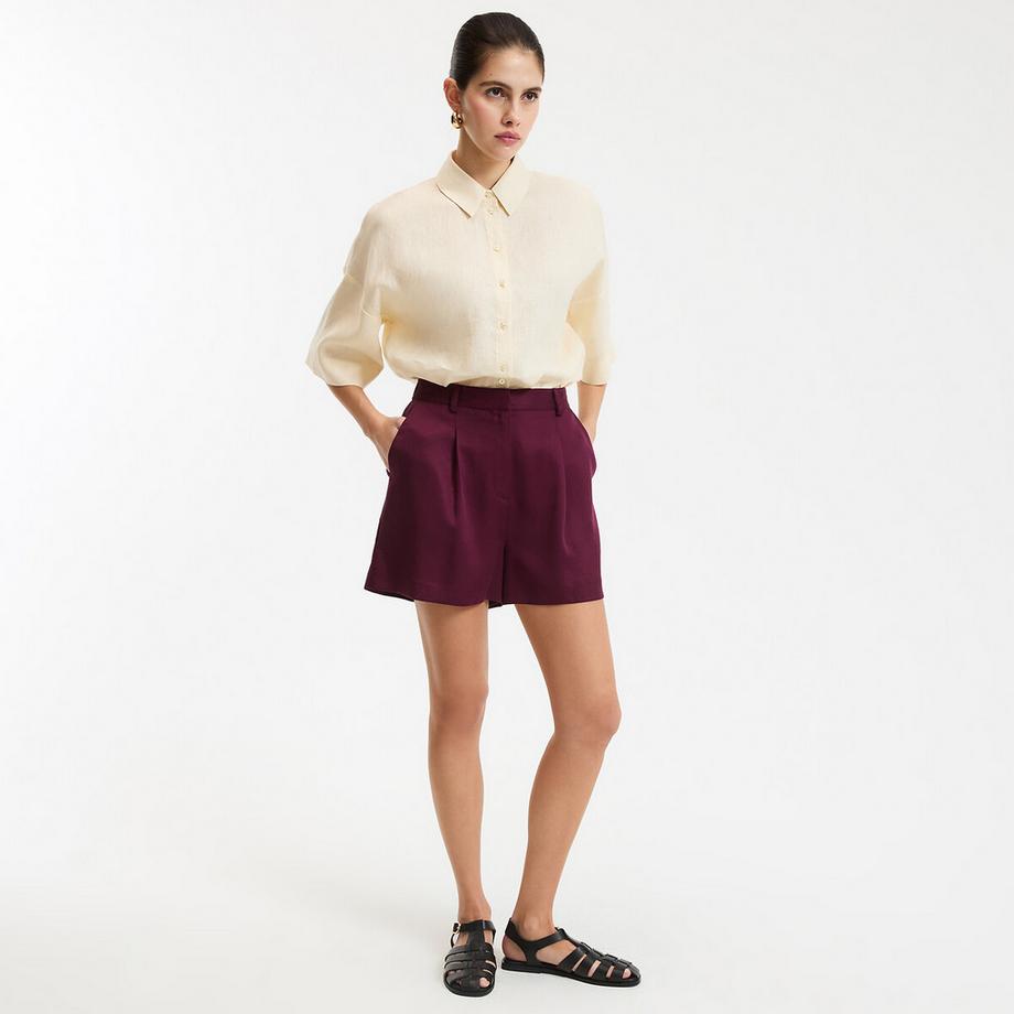 La Redoute Collections Shorts à Pinces en TENCEL™  