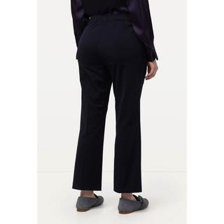 Ulla Popken  Pantalon bootcut 7/8, jambe étroite et bas évasé 