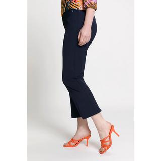 Ulla Popken  Pantalon bootcut 7/8, jambe étroite et bas évasé 