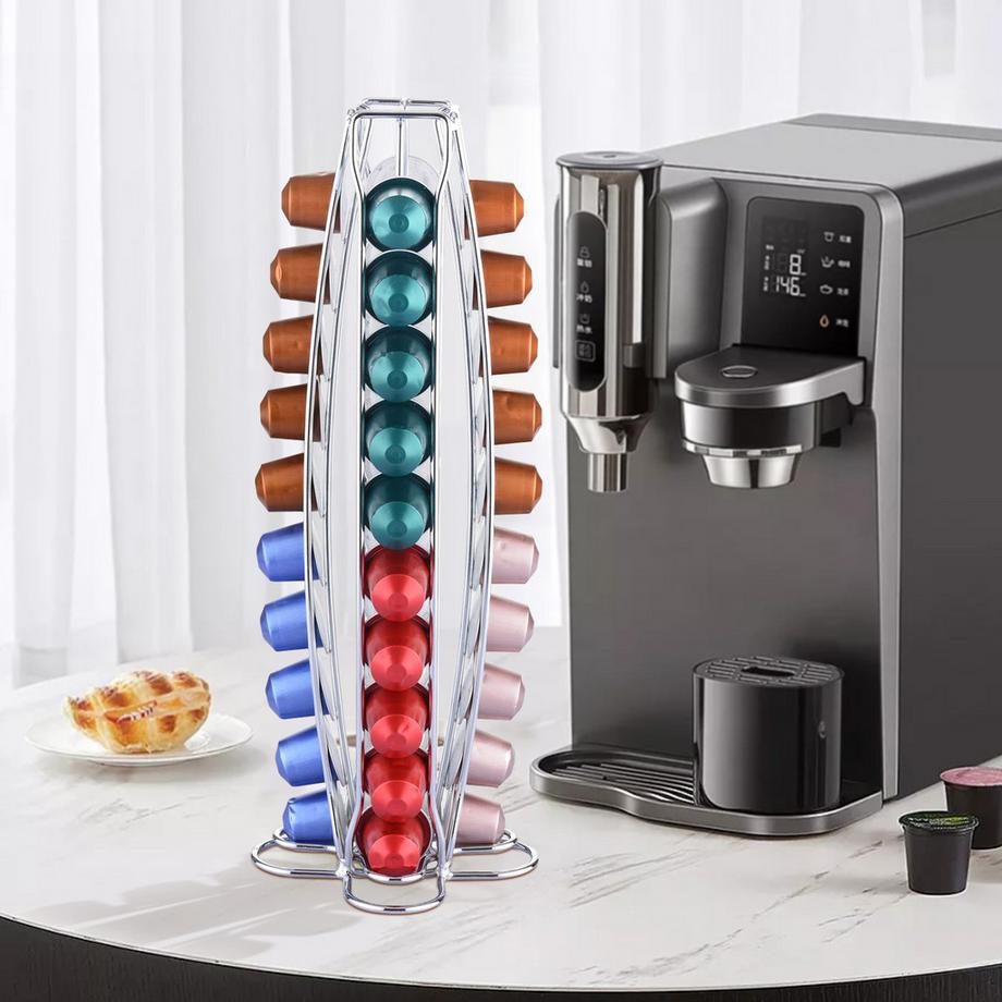 Cheffinger Dispenser für 40 Nespresso-Kapseln  
