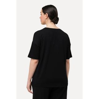 Ulla Popken Imagine Ziersteine Rundhals Halbarm T-Shirt  