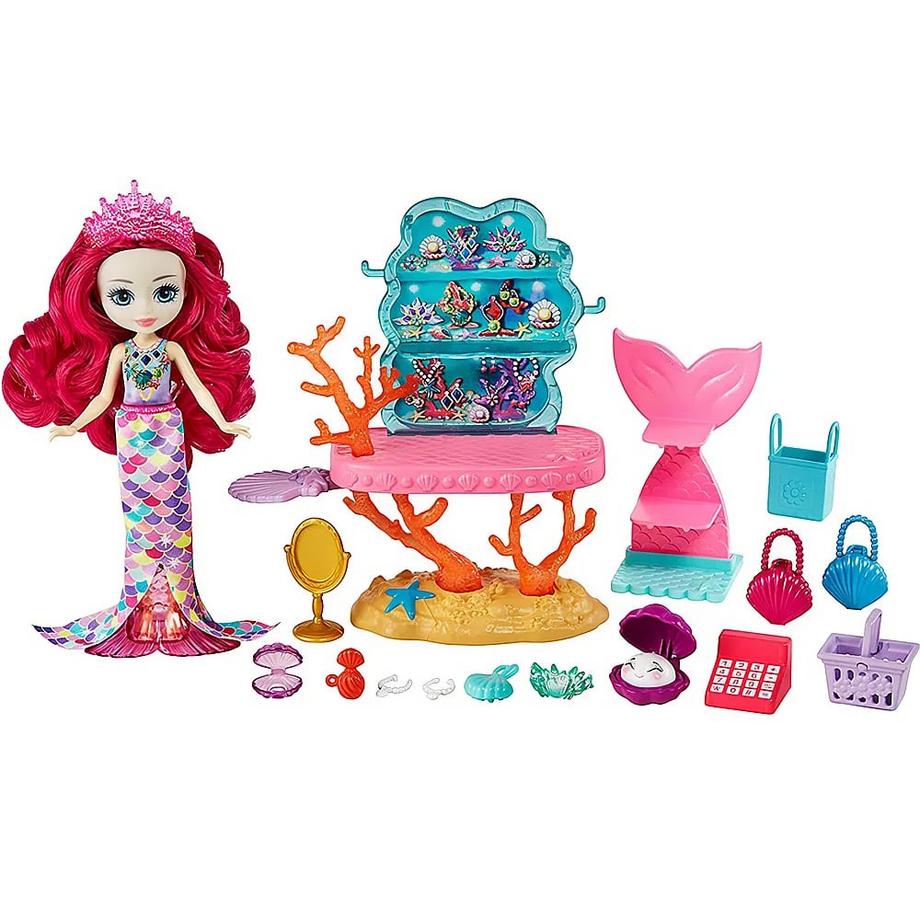 Enchantimals  Royals Meerjungfrauen-Schätze Shop mit Milagra Mermaid 