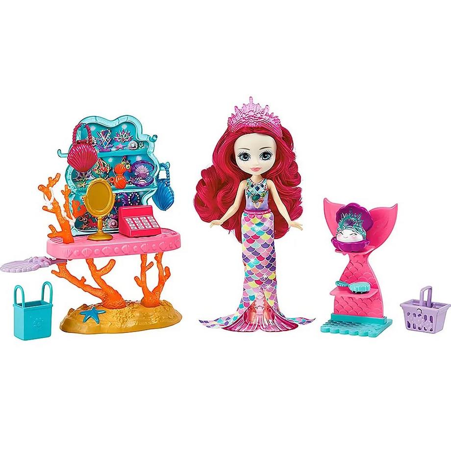 Enchantimals  Royals Meerjungfrauen-Schätze Shop mit Milagra Mermaid 