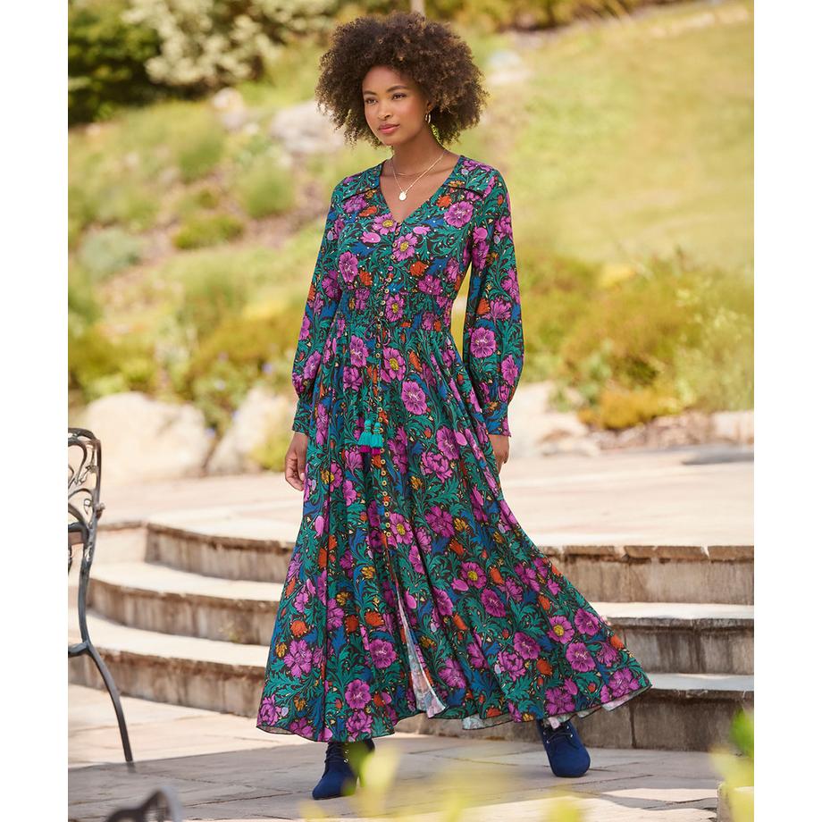 Joe Browns Boho Vintage Blumenmuster Maxikleid  