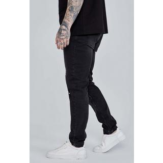 Sik Silk  Jeans Distressed Slim Fit Jeans 