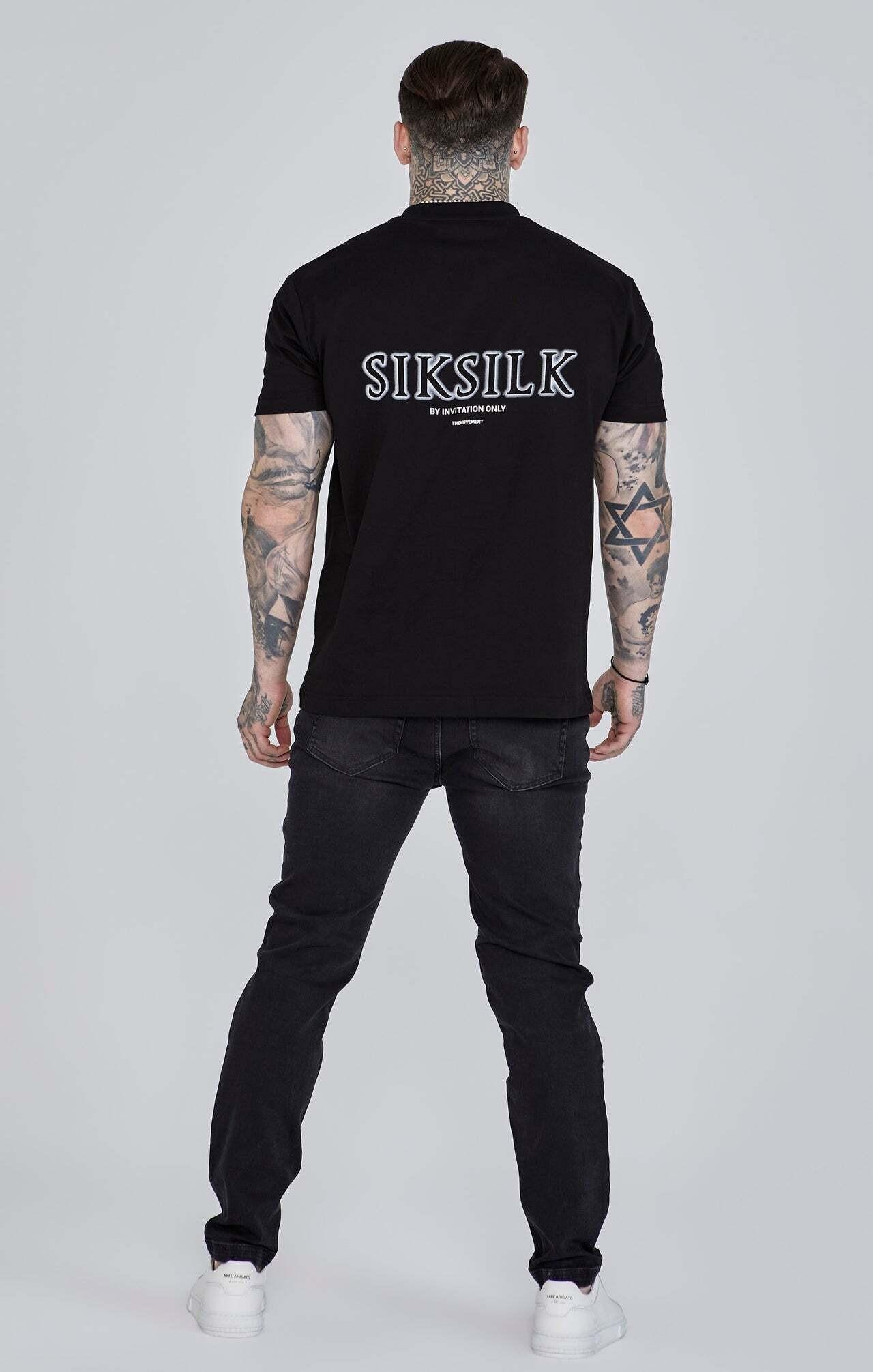 Sik Silk  Jeans Distressed Slim Fit Jeans 